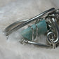 Madagascar Sea Agate and Larimar Bracelet: Ocean Warrior