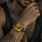 Moss agate Bracelet: grounding strength ￼