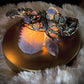Dragon Vein Agate, Amethyst, Moonstone Bracelet:    DRAGON RIDER