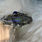 Crystal ring in silver: Comet sky ￼