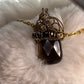 The Velvet Heirloom: vintage topaz pendant (set available)￼