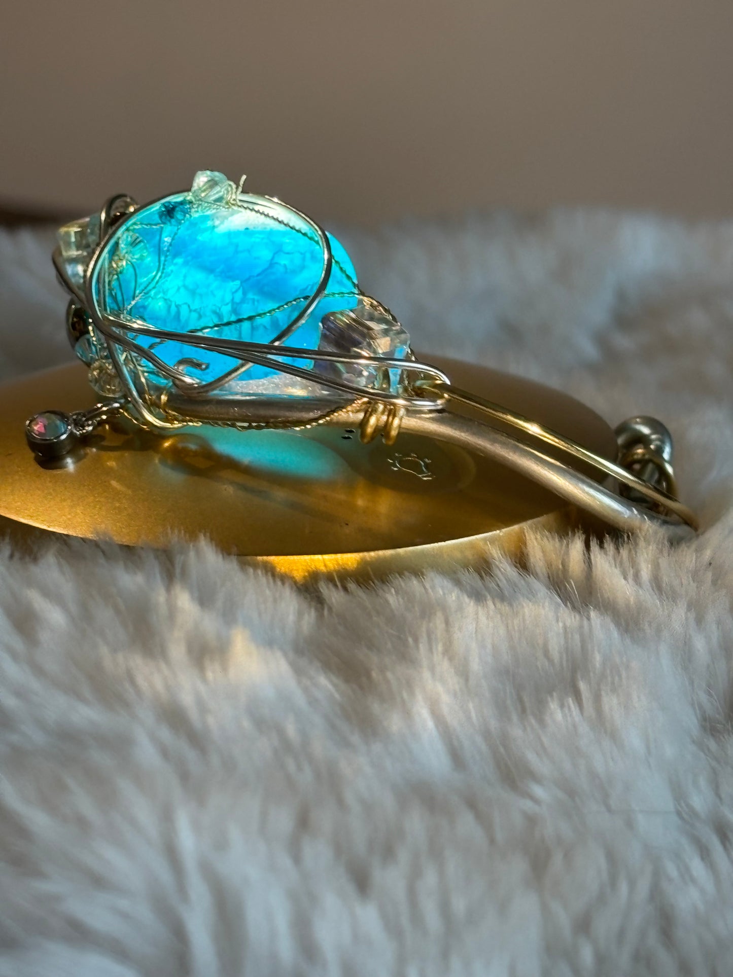 Blue Agate Bracelet: