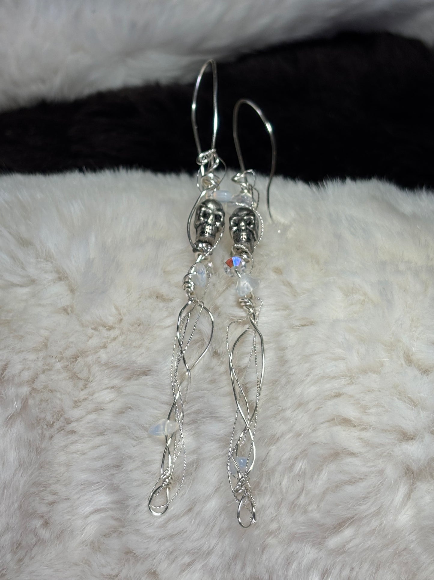 Pirate Love “The Storm, The Kiss, The Legend.”Moonstone Earrings : ‘Till death do we part’ series of The Johnny collection