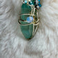 Hidden Prism, Rainbow Magic: green radiated crystal pendant