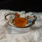 Carnelian Bracelet: Golden Focus