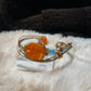 Carnelian Bracelet: Golden Focus