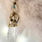 Starfall Icicle: Herkimer diamond earrings (set available)