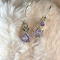 Faery Ball Drops: Lepidolite Earrings