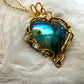 Heart of the Hidden Waters / Heart of the Hidden Meadow

All My Heart Collection: Reversible Labradorite pendant