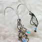 Poet’s Quill: Crystal/Moonstone Earrings