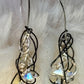Poet’s Quill: Crystal/Moonstone Earrings