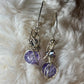 Faery Ball Drops: Lepidolite Earrings