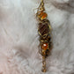 Solar Spell: goldstone pendant                      (set available)