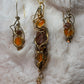 Solar Spell: goldstone pendant                      (set available)