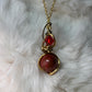 Ember Rise: Sunstone pendant (set available)￼