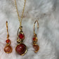 Ember Rise: Sunstone pendant (set available)￼
