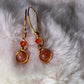 Ember Rise: Sunstone Earring/Pendant Set ￼