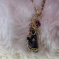 Midnight Crown:  Amethyst Pendant (set available)