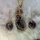 Midnight Crown:  Amethyst Pendant (set available)