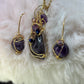 Midnight Crown:  Amethyst Pendant (set available)
