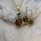 Garden of the heart:           Unakite pendant, and earrings set
