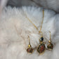Garden of the heart:           Unakite pendant, and earrings set