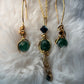 Evergreen Queen: Nephrite pendant,   (set available)￼