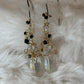 Moonlight Depths: Crystal drop earrings