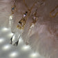 Starfall Icicle: Herkimer diamond earrings (set available)