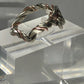 Silver knot ring