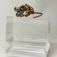 Alexandrite rhinestone ring
