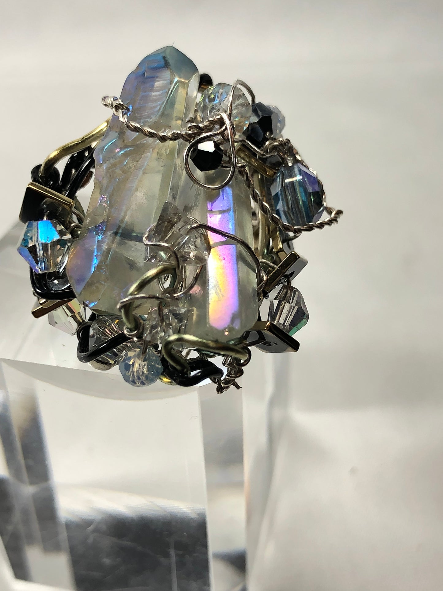 Irradiated Crystal Ring