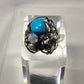 Turquoise moonstone & black onyx Ring