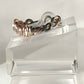 Rose gold & Silver ring