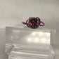 Purple rhinestone ring