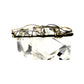 Opalescent rhinestone bracelet
