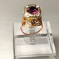 Rhinestone Geode Ring