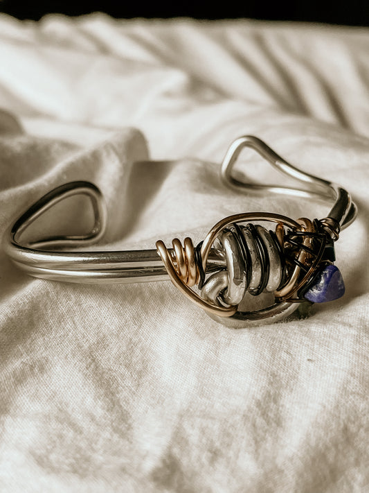 Lapis strength bracelet