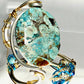 165 million year old Mongolian turquoise and Jasper