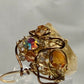 Citrine & Rhinestone Ring