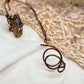 Sagittarius Goldstone Earcuff