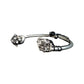 Silver rhinestone bracelet