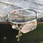 Cross pink rose quartz