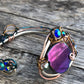 Peacock ore bracelet