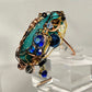 Teal Agate Ring