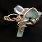 Larimar with Crystal
