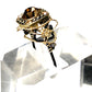 Chocolate rhinestone ring