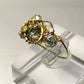 Alexandrite rhinestone ring