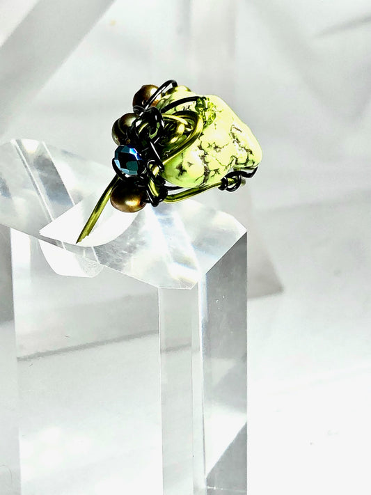 Green Turquoise Ring