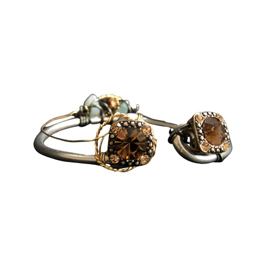 Topaz Rhinestone Bracelet